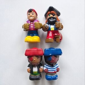 Little Pirate Adventure Toy Figurines Set of 4